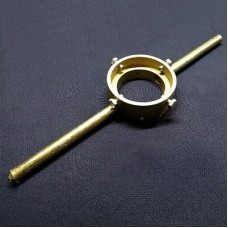 Плашкодержатель М10-М20 (1/8"-1/2") d45мм двухгнездный с одним подкладным кольцом